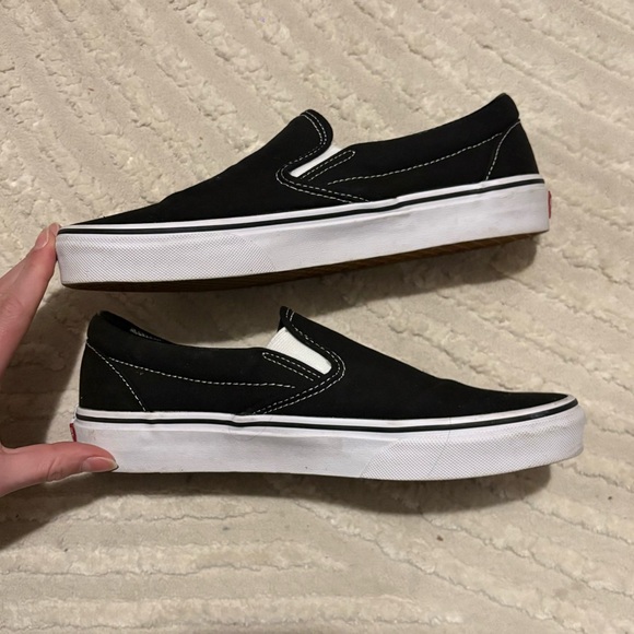 Vans Black Slip-On Sneakers - Picture 6 of 6